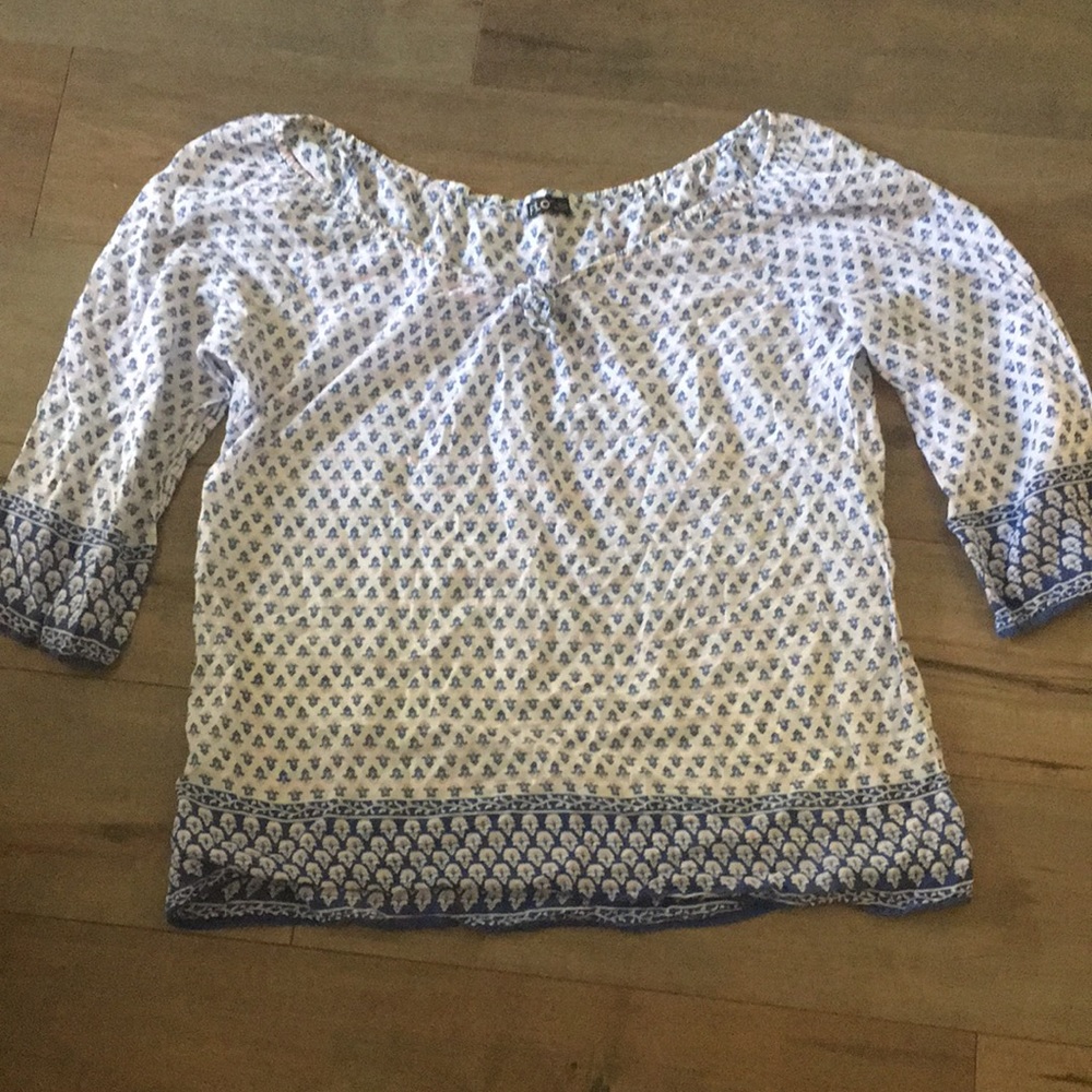 Peasant boho top size XL